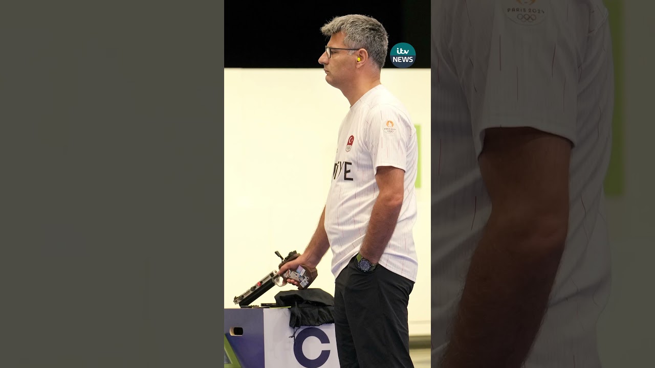 Has shooting become the most meme-worthy sport of the Olympics? #itvnews #olympics