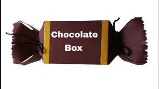 Chocolate Shape Gift Box | DIY Chocolate Box Gift | Chocolate Box Handmade | SS Craft Mantra
