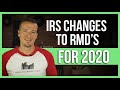 The IRS changes RMD rules without congress!