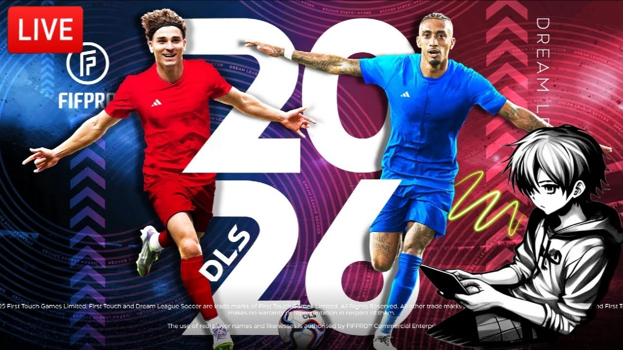 🔴HAPPY HOLI special entertainment live•DLS 2026 Live match