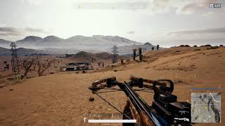 PUBG first crossbow kill