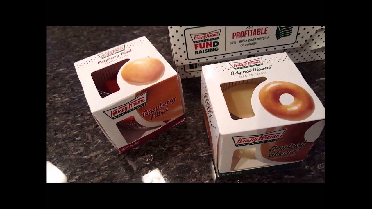 Krispy Kreme Doughnuts & Krispy Kreme Candles YouTube