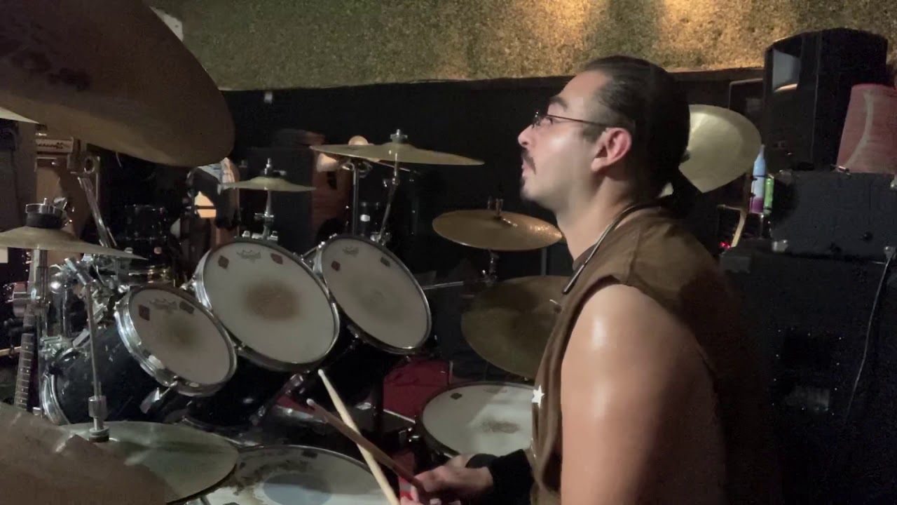 The Anti Anti-Mask song (drum cam)