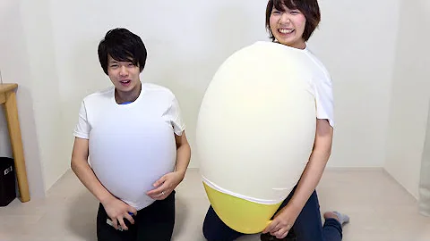 服の中 風船 服の中 風船