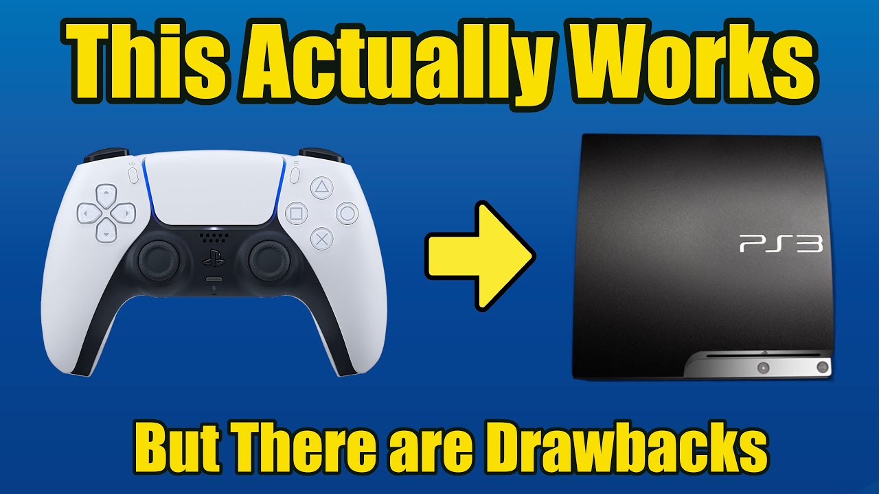 How to Pair a DualSense to a PS3 + The Drawbacks (Connect PS5