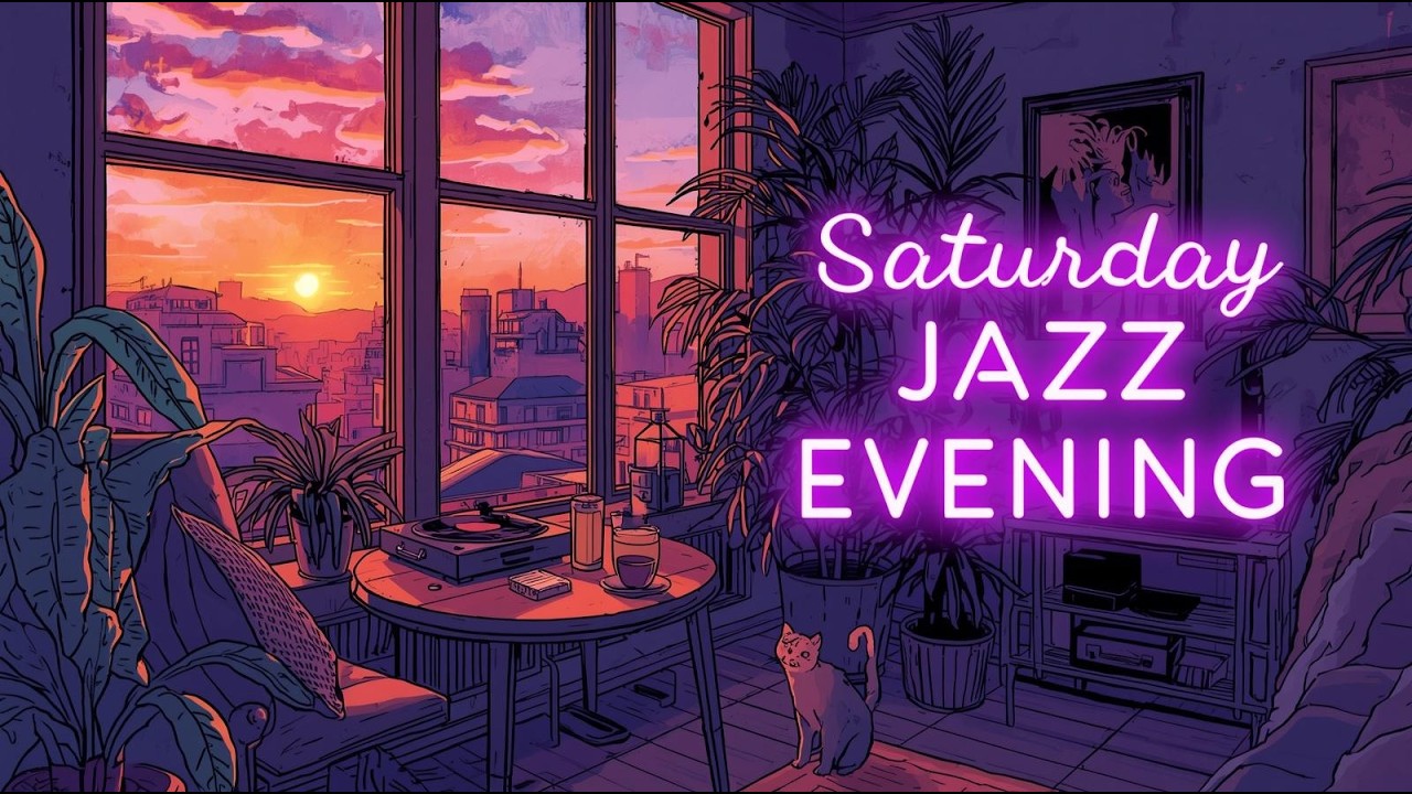 🌇 Saturday Sunset Piano Jazz | Slow Grooves for a Calm Evening by Purple