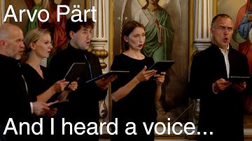 Arvo Pärt - And I heard a voice... (Official Video)