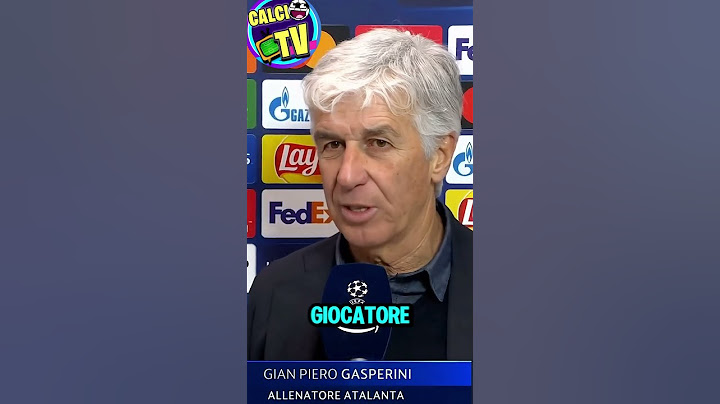 GASPERINI SI SFOGA 🤣 post REAL MADRID ATALANTA 2-0 Supercoppa Europea  #atalanta #realmadrid
