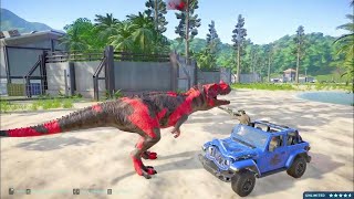 🔴10 Zombie Dinosaur Evolution Giant Monster Fights Spinosaurus Indominus Rex Jurassic World Dominion