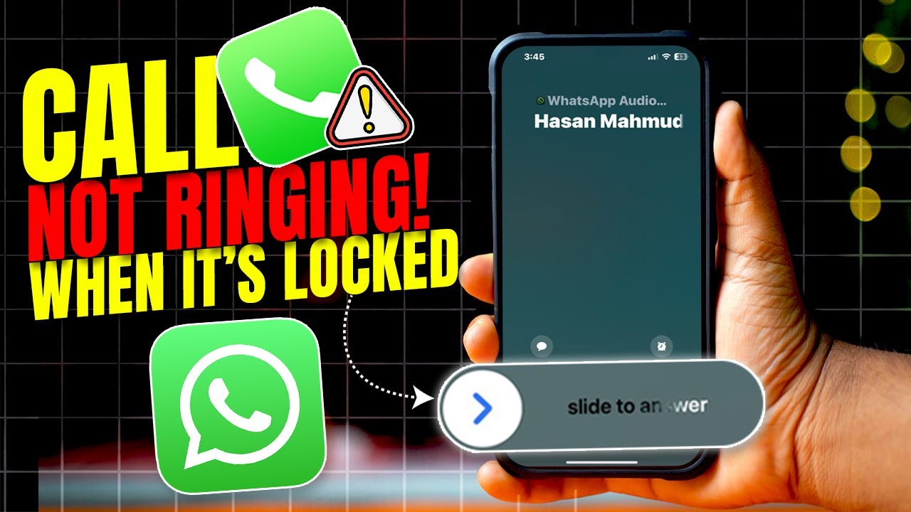 How to Fix WhatsApp Call Not Ringing When iPhone is Locked | WhatsApp ...