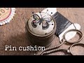 蝶々の刺繍ピンクッション　DIY Pin cushion