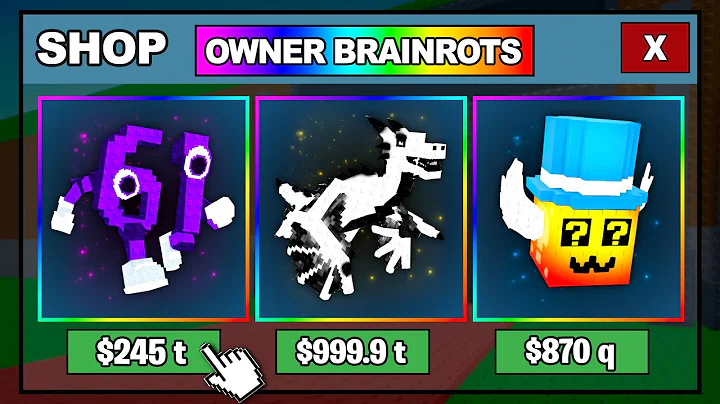 Steal A Brainrot, But You Can Buy OWNER Brainrots