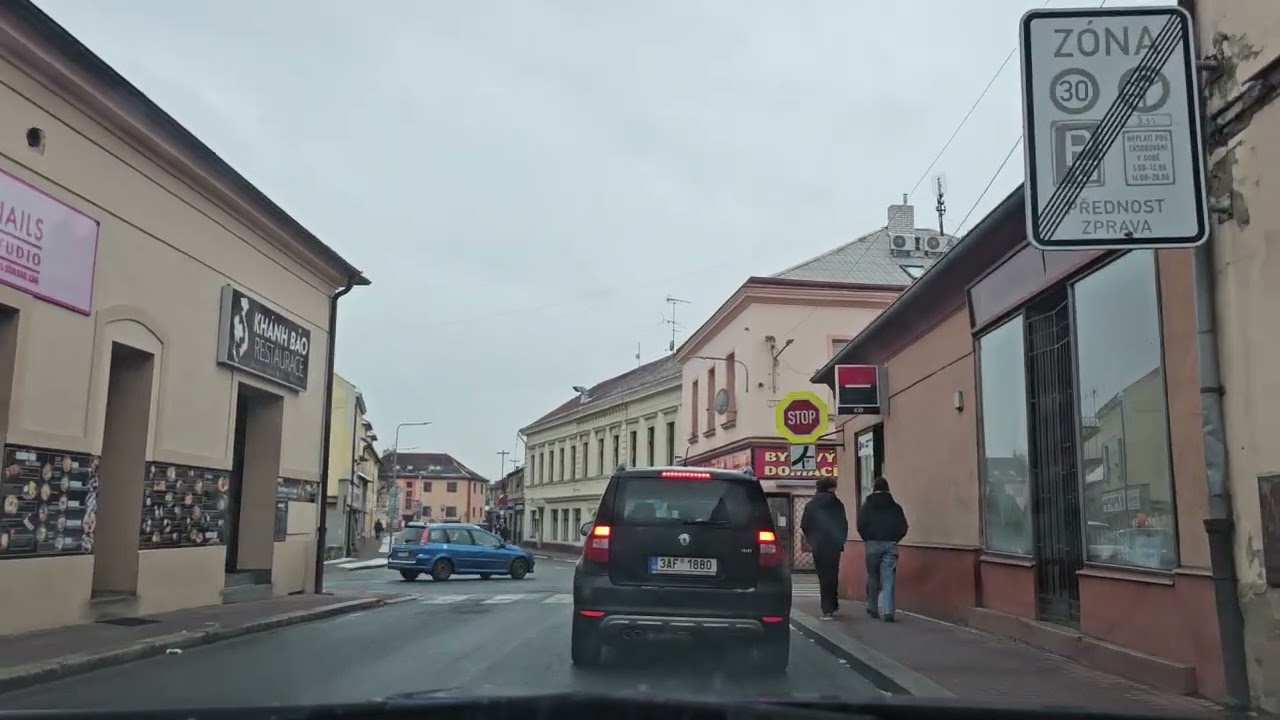 🚗 Starý Vestec → Hradešín | Calm Drive | 4K | No Commentary