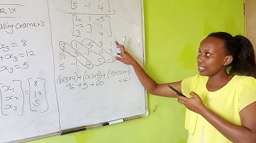 Solving 3 x 3 Matrix using Cramer