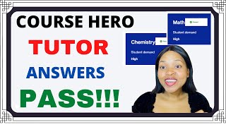 COURSE HERO QUIZ ANSWERS MATH & CHEMISTRY