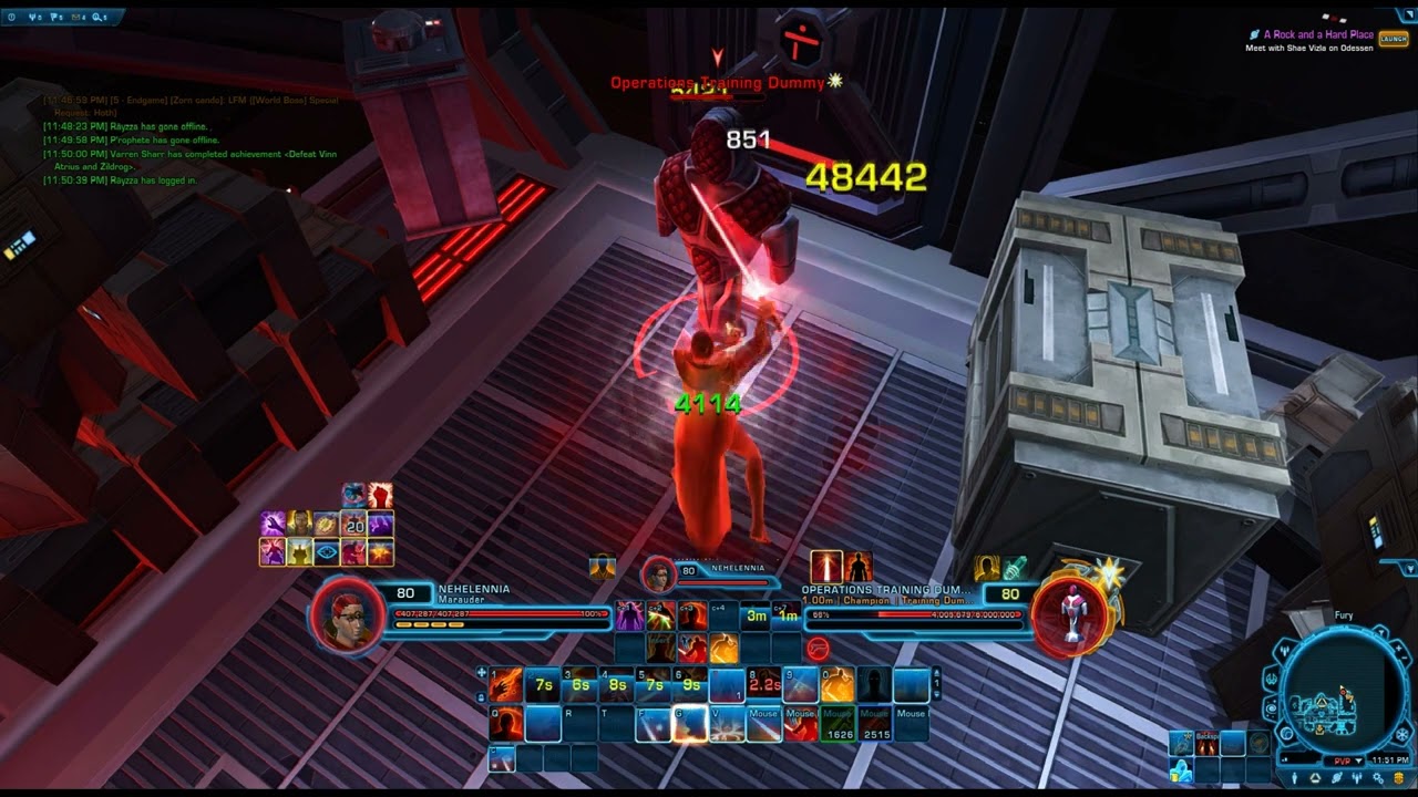 Fury Marauder 26k DPS | SWTOR 7.3.1