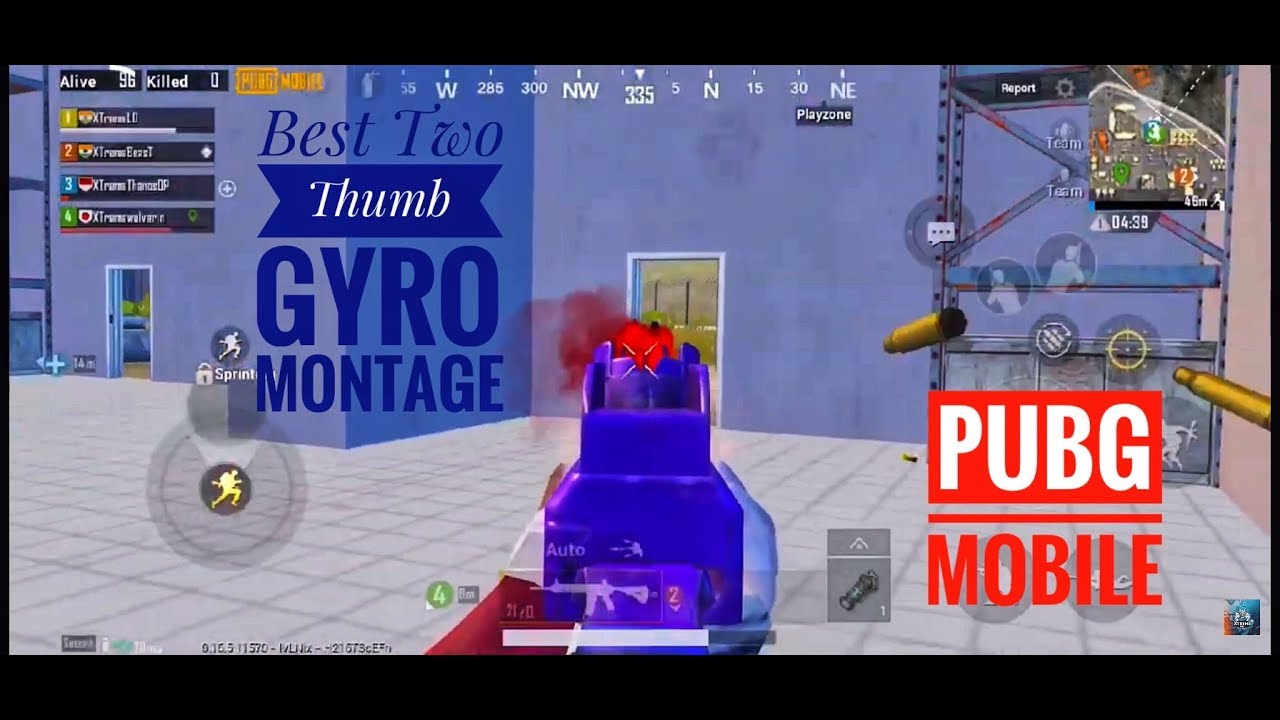 BEST TWO THUMB+GYRO MONTAGE | IPHONE XR | PUBG MOBILE |