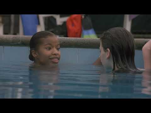 Alicia Silverstone One-Piece Black Swimsuit Pool Scene (1080p)