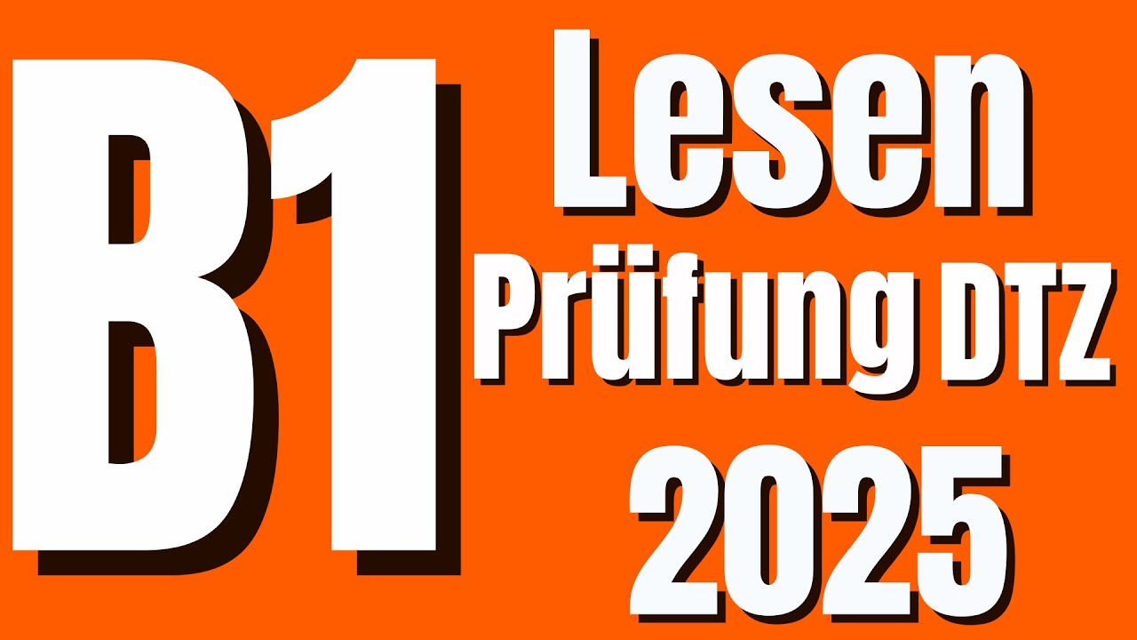 ▶️  G.a.s.t  B1 Lesen Prüfung B1 _ DTZ GAST 2025