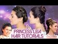 2 PRINCESS LEIA HAIR TUTORIALS | Crown Braid & Ceremony Bun