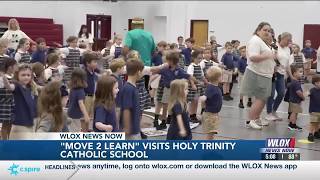 Move to Learn visits Holy Trinity Catholic School