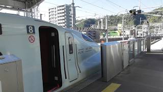 Ｎ７００系　つばめ３２２号　博多行き　鹿児島中央駅発車