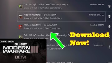 How To Pre Download The MWlll Beta On PlayStation & Xbox!