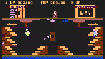 Popeye for the Atari 8-bit family