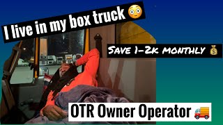 How To Live In A Box Truck OTR | Box Truck Bros