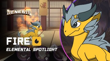 Fire Elemental Spotlight | Gameplay - Kryptomon