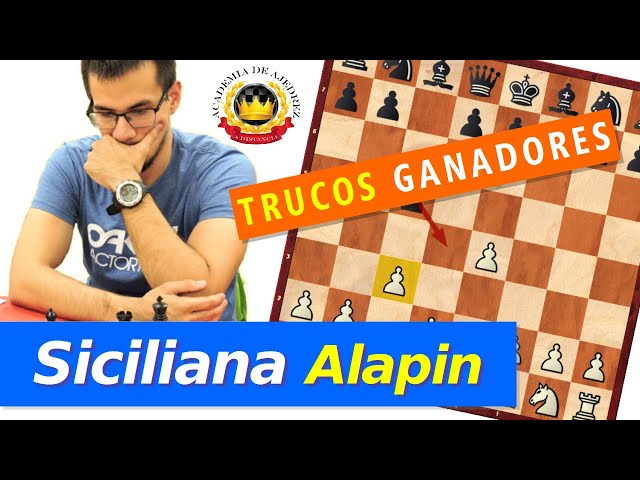 ✓ La SICILIANA ALAPIN que contenía MIL TRUCOS 