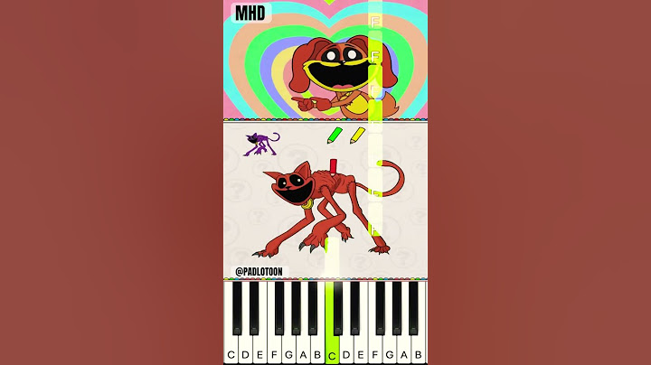 What is your IQ? Painting color CatNap monster puzzle game @PADLOTOON - Piano Tutorial