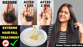 STOP Hairfall 👉 Best Effective Hairfall Control Hair Pack | Extreme Hair Fall Treatment | 💯 Results