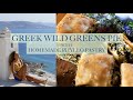 HORTOPITA: My Grandmother's Greek Wild Greens Pie with Homemade Phyllo Pastry