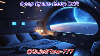 🚀 Deep Space Sleep Drift | Spaceship Hum & Sci-Fi Ambience for Deep Sleep (12 Hours) #spacesleep