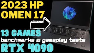 RTX 4090 | HP Omen 17 (2023) | Benchmarks and gameplay tests