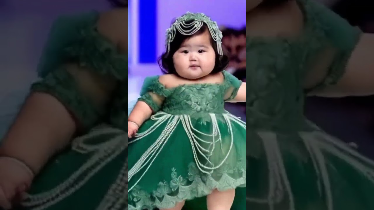 Beautiful baby modeling 🤩