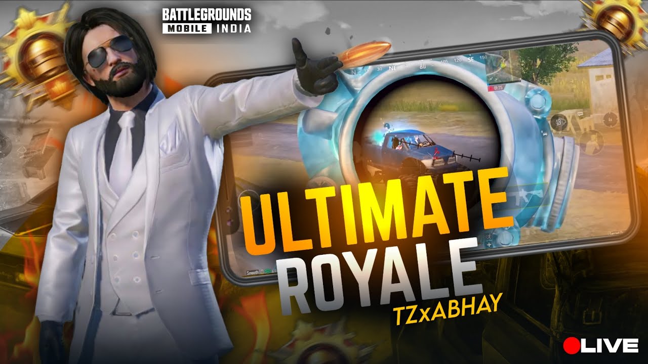 🔥RUSH GAMEPLAY IN ULTIMATE ROYALE 🥶| BGMI live 🔴| TZxABHAY - YouTube