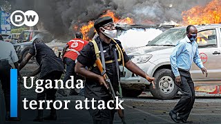 IS claims responsibility for deadly suicide bombings in Uganda's capital Kampala | DW News screenshot 3