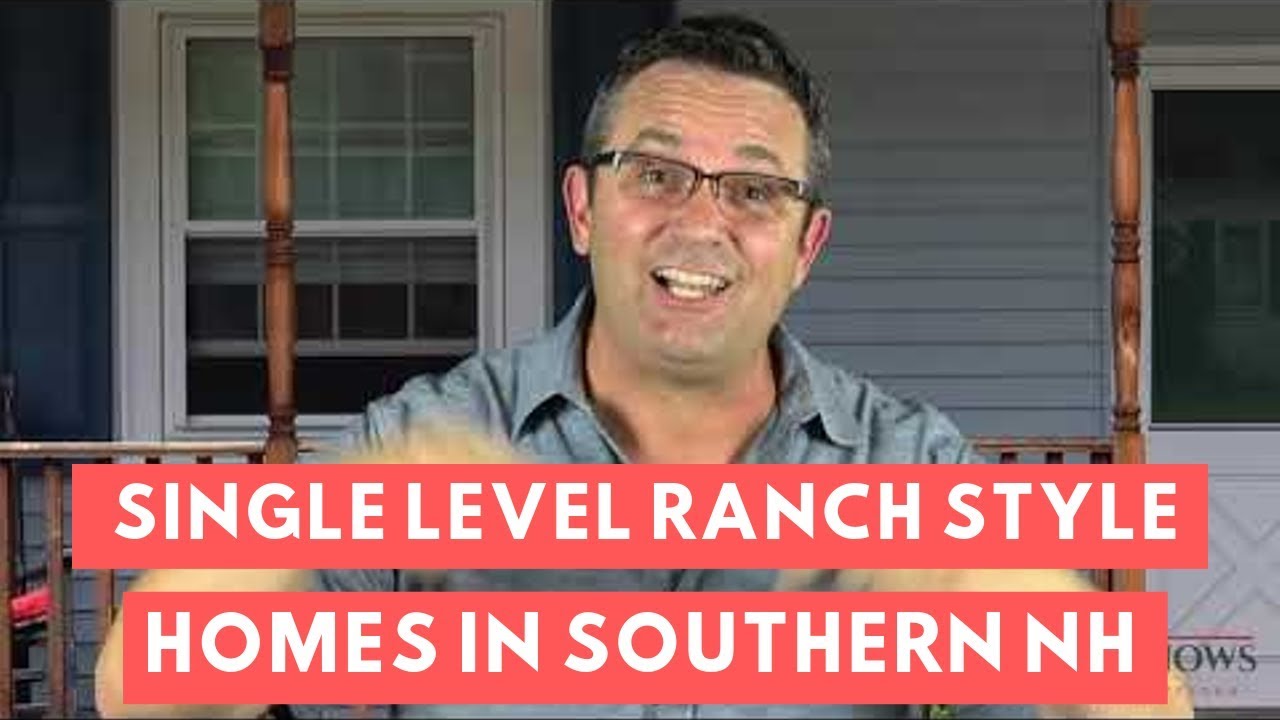 Southern New Hampshire Living Single Level Ranch House in Southern NH