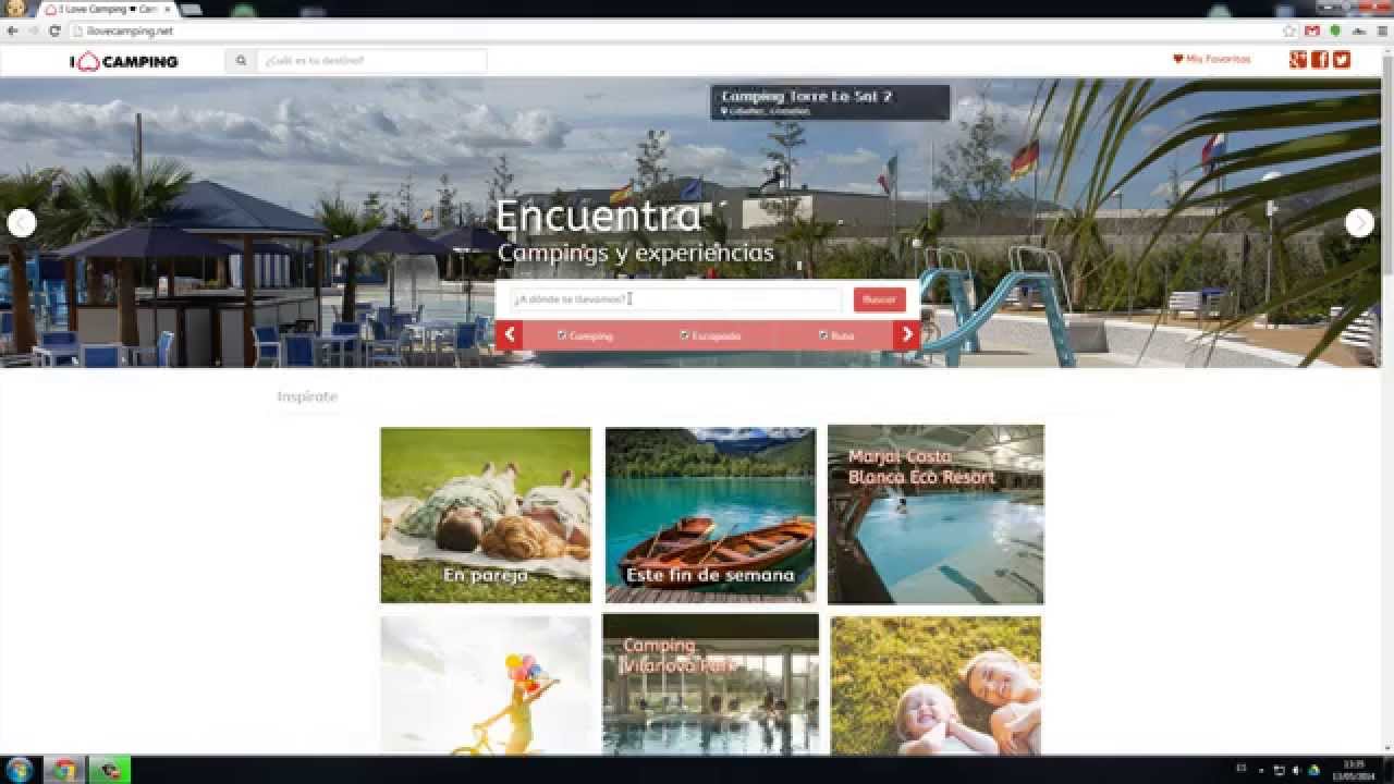 Navegando por ilovecamping.net