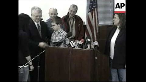 Presser with family of one of two missing boys res...