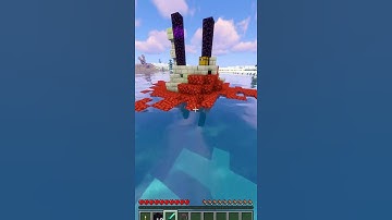 Noob Vs Pro Vs Hacker Build Nether Portal | #shorts #minecraft #youtubeshorts