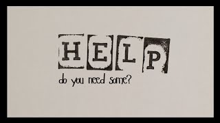 Help! Do you need some? Week 10  NPCC 11-10-2024
