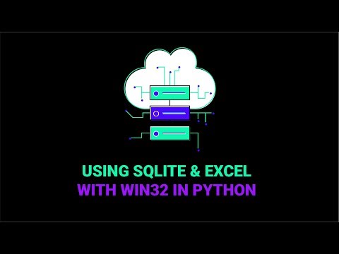 Using SQLite & Excel With Win32 In Python