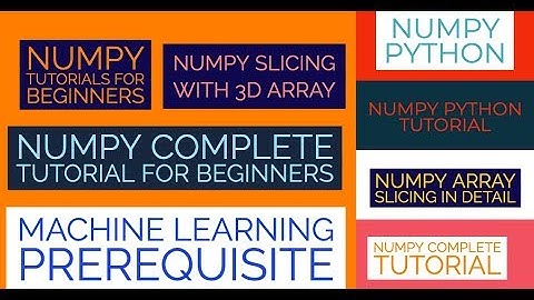 Numpy Complete Tutorial For Machine Learning |Numpy Slicing In With 3d Array|Part:10