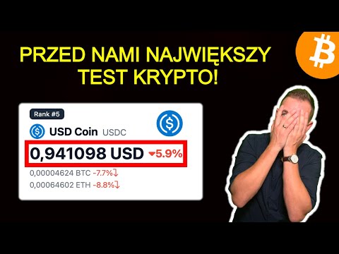 USDC Spada!🔴 Czy To Początek Lawiny Wypłat USD z Rynku Kryptowalut?!