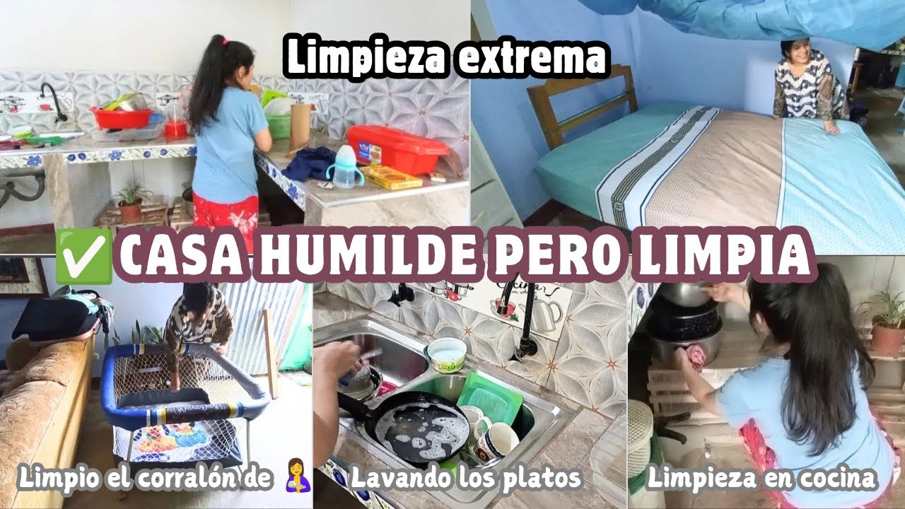 ✅ CASA HUMILDE pero LIMPIA 💯💪 LIMPIEZA EXTREMA de mi Casa /Acompañame a Limpiar/Limpia Conmigo