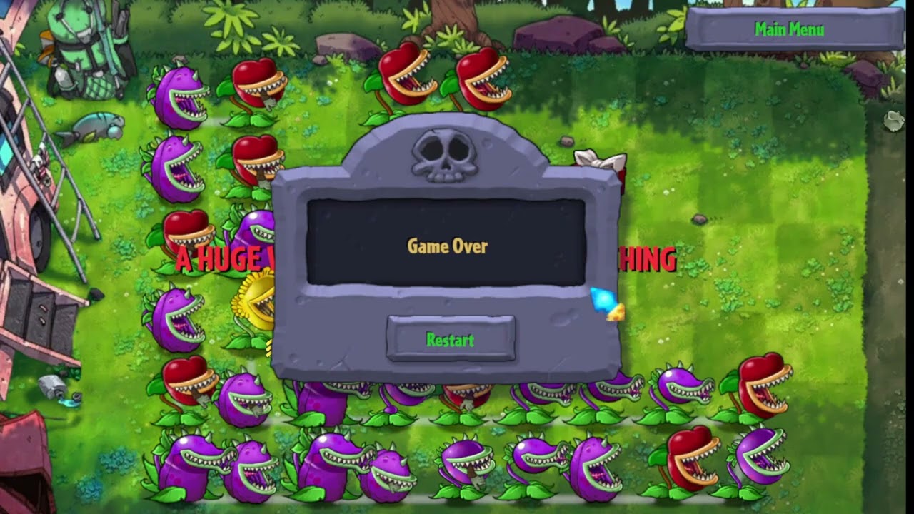 Plants Vs. Zombies Fusion (English) NEW V3.0! | Minigames | Chomper Snake Challenge