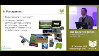Nutrient management: advances in precision farming (Beecher-Jones) Agronomists’ Conference 2012